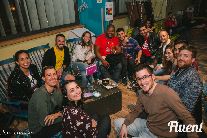 Language exchange event Portuguese