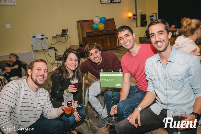 Language exchange event - Spanish table